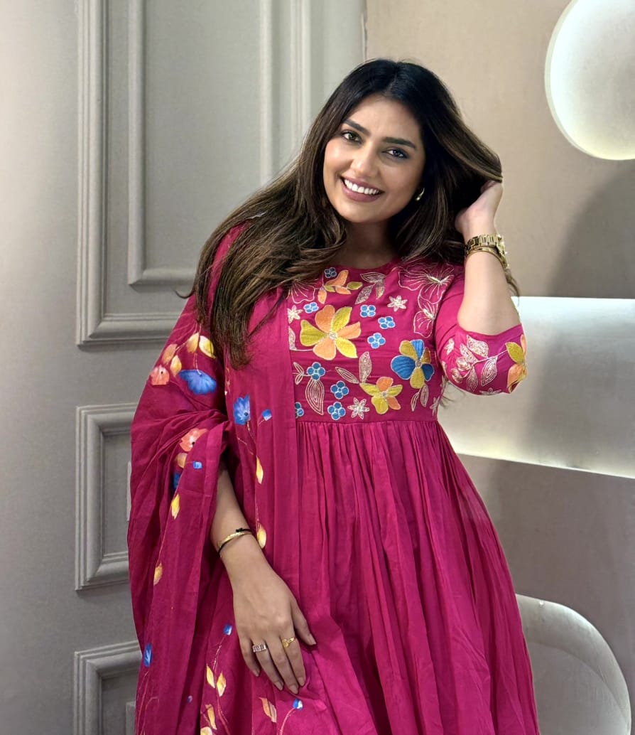Beautiful Embroidery With Sequence Heavy Suit For Women